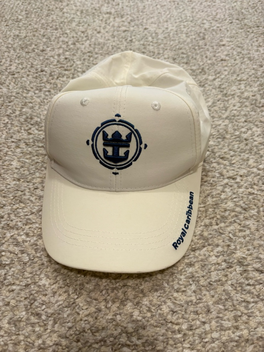 Royal Caribbean White Logo Baseball Cap